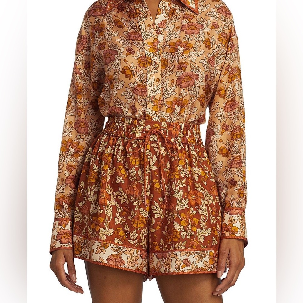 Zimmermann Andie Floral Shorts